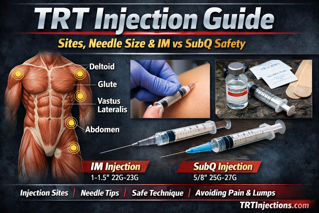 Injection Guide for TRT and Bodybuilding Cycles | TRTInjections